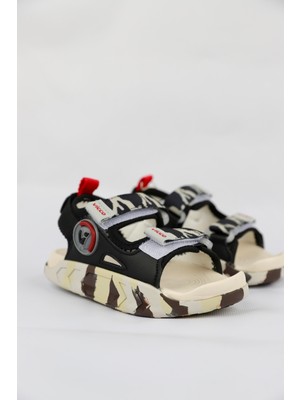 26-36 Numara Arası Vicco Tape Sandalet - Siyah