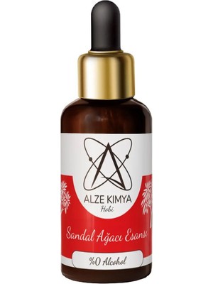 Doğal 10 ml Sandal Ağacı Esansı, Mum, Taş ve Difüzör Uyumlu Aromaterapi Ürünü