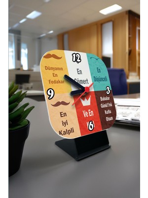 About The Perfect Beyaz Kare Masa Saati, Şık ve Anlamlı Hediye Seçeneği