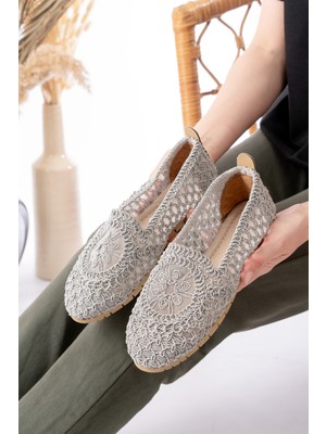 Kadın Örme Babet Ayakkabı Kadın Ayakkabı Günlük Ayakkabı