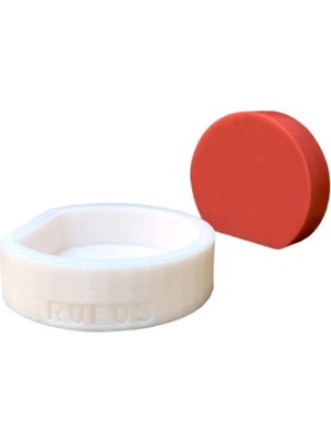 Beyaz Daire 2d Mum Kalıbı, Silikon, 1 Adet