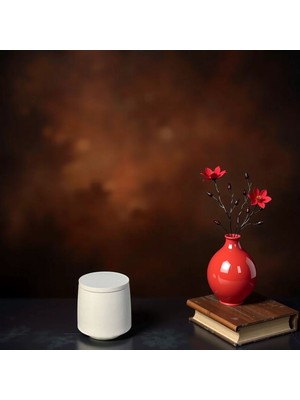 Şık ve Dekoratif Kokulu Mum ve Mumluk Seti, Beyaz Renk Seçeneğiyle Tarzınıza Şıklık Katın