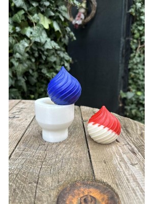 Beyaz Rus Masalı Mum Kalıbı Silikon, 1 Adet, El Yapımı, Şık ve Kaliteli Tasarım