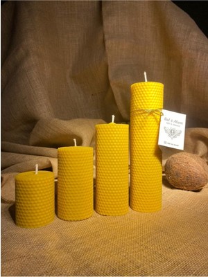 Balmumu Mum Seti, Doğal ve Şık Dekorasyon Için Mükemmel Seçenek