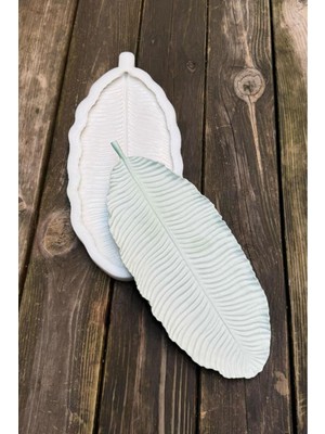 Beyaz Yaprak Silikon Kalıp, Lezzetli ve Şık Tatlılar Için Uygun