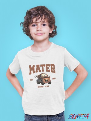 Bumeta Mater Arabalar Cars Şimşek Mcqeen Çocuk Tişört T-Shirt