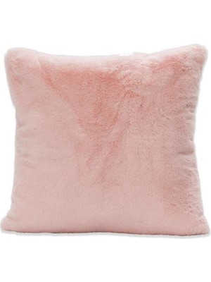 Yumuşak Peluş Tavşan Kırlent Kılıfı, Şık ve Rahat Dekorasyon.