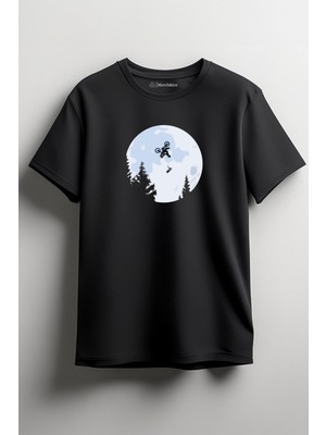 Merch&ice Dönence Baskılı Unisex T-Shirt Siyah