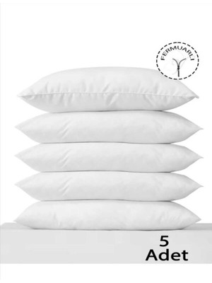 Beyaz Fermuarlı Iç Astarlı Yastık Kılıfı, Şilte ve Yastık Yüzü, 5 Al 4 Öde Fırsatı
