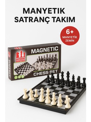 Manyetik Zeminli Satranç Takımı – Sarsılmadan Oynayın