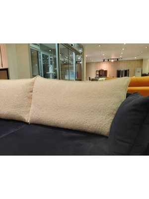 Açık Gri Renkli Koltuk Sırt Yastığı Kırlent Kılıfı, Şık ve Rahat Tasarım