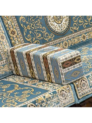 Turkuaz Motifli Şark Köşesi Kolçak, Şık ve Rahat Tasarım