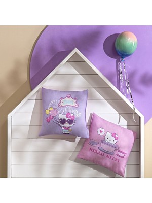 Renkli Pamuklu 40X40 Kırlent, Eğlenceli ve Rahat Dekorasyon Parçası