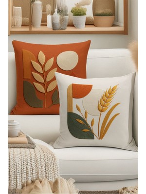 Çift Taraflı Dijital Baskılı Renkli 4'lü Kırlent Kılıfı Seti