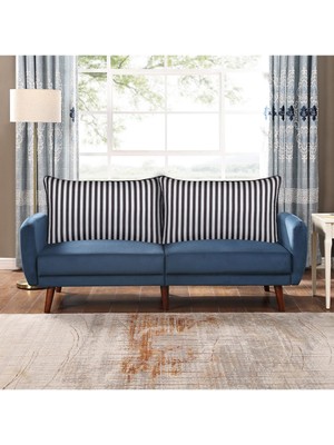 Siyah Beyaz Çizgili Kırlent Kılıfı, Şık ve Rahat Yatak ve Oturma Dekoru