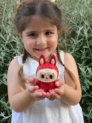 Dlc 3d Design Labubu Figür, Labubu Figürü, Sevimli Hayelet Labubu 10 cm 1 Adet