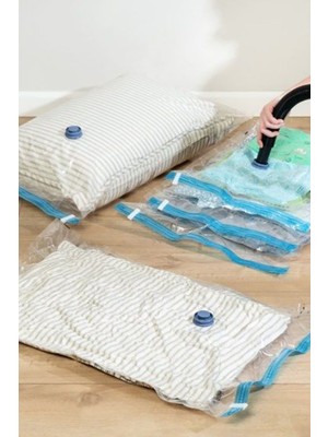 About The Perfect Vakumlu Saklama Torbası, Pratik Elbise ve Yorgan Için 50X70, Şeffaf