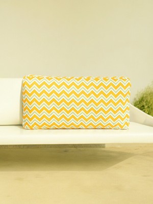 Zikzak Desenli Su Itici Kutu Model Kanepe ve Bahçe Seti Kırlent Kılıfı, Renkli