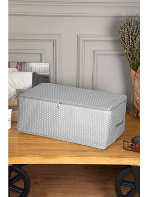 About The Perfect Gri Benekli Küçük Boy Hurç 52X28X21 Cm, Şık ve Kullanışlı Saklama Çözümü