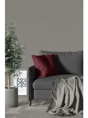 Kadife Dokulu Bordo Kırlent Kılıfı 40X40CM, Ev Dekorasyonu Için Şık Seçenek