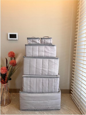 About The Perfect Füme Renkli 6'lı Hurç Seti, Şık ve Kullanışlı Saklama Çözümü