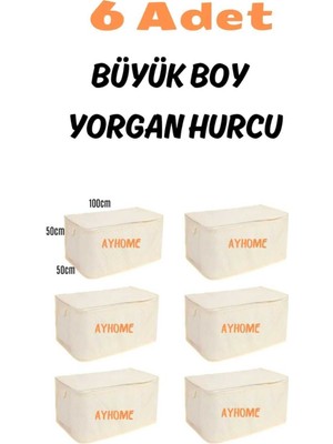 About The Perfect 6 Adet Krem Kapitone Büyük Boy Yorgan Hurcu Çeyizlik Desenli Kumaş