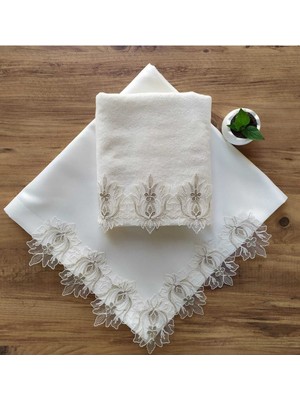 About The Perfect Krem Renkli Çeyizlik Bohça ve Hurç Seti, Şık ve Kullanışlı Hediye Alternatifi