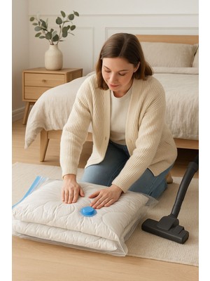 About The Perfect Büyük Boy Vakumlu Hurç 73X130, Hafif ve Dayanıklı Saklama Çözümü