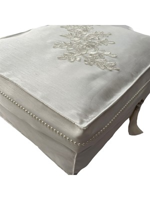 About The Perfect Incili Ekru Çeyizlik Hurç, Şık ve Kullanışlı Ev Düzeni Aksesuarı