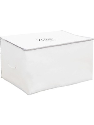 About The Perfect Beyaz Sandık Tipi Yastık Yorgan Hurcu 75X45X45, Konfor ve Şıklık Sunar