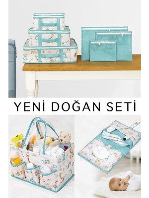 About The Perfect Mavi Bebek Yeni Doğan Seti, Organizer ve Bakım Çantası ile Pratik ve Şık Hakiki Mavi