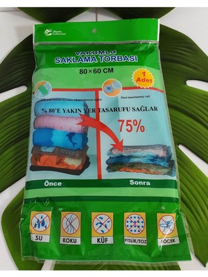 About The Perfect Şeffaf Vakumlu Hurç 60X80CM, Pratik ve Şık Depolama Çözümü