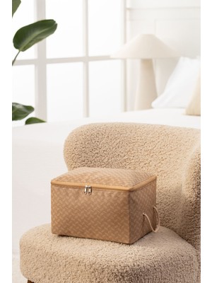 About The Perfect Küçük Boy Baza Altı Valiz Düzenleyici Hurç Bej 30X22X18