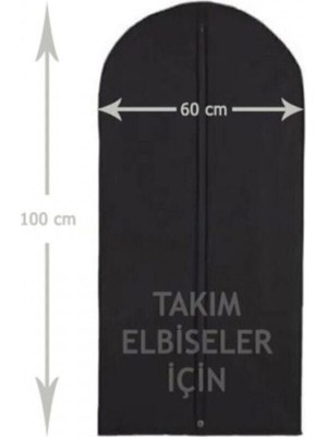 About The Perfect Şık Takım Elbise Kılıfı, 60X100 Cm, Siyah Nonwoven Tela Koruma.