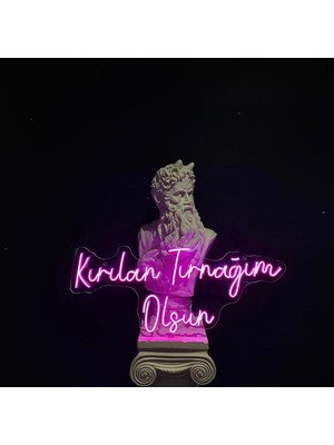 Pembe Neon LED Tabela, 70X30CM, Güzellik Merkezi Için Çekici Tanıtım Işığı