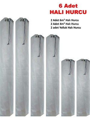 About The Perfect 6'lı Tela Kumaş Halı Hurcu Takımı, Şık ve Kullanışlı Ev Dekoru Aksesuarı