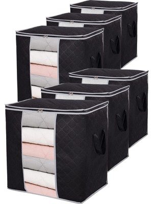 About The Perfect 6'lı Siyah Pencereli Yastık ve Yorgan Seti, 50X50 Cm, Rahat ve Şık Seçenek