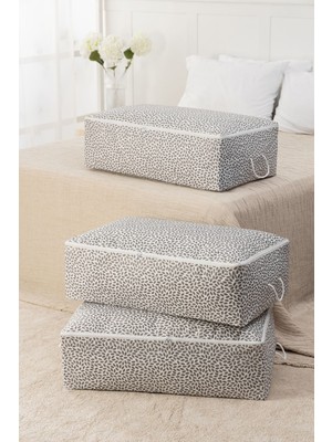 About The Perfect Yaprak Gri Mega Boy Baza Altı Yastık Yorgan Kazak 74X46X22, 3 Adet