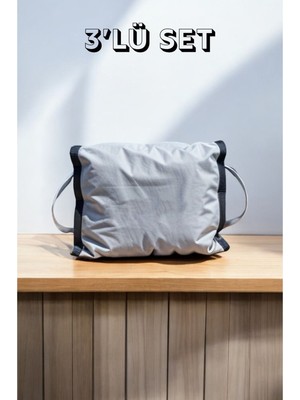 About The Perfect 3'lü Mini Saklama Kutusu, Dayanıklı ve Kompakt 30X22X20CM Set