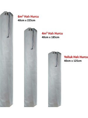 About The Perfect Üçlü Tela Kumaş Bağcıklı Halı Hurcu Seti, Şık ve Kullanışlı Depolama Çözümü