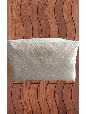 About The Perfect 2'li Ekru Yastık Hurcu, Mikro Kumaş, Ev Tekstili, 35X70