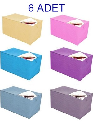 About The Perfect 6'lı Büyük Yorgan Hurcu, Eşya Taşıma ve Saklama Seti