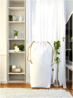 About The Perfect Beyaz Büzgülü Hurç 86X62 cm - Taşınma ve Saklama Çantası