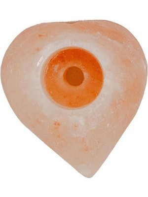 Doğal Himalaya Tuzu Kalp Mumluk, 0.5-1 Kg, Sağlıklı ve Şık Dekorasyon Parçası