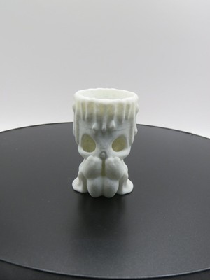 Hayalet Figürlü Tealight Mumluk, Korku Temalı Dekoratif ve Mumlu Parlaklık