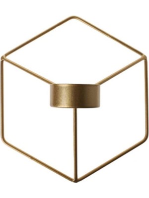 Altıgen Tasarım Altın Kaplama Şık ve Modern Aksesuar, Zarif Detaylar Için Ideal Seçim