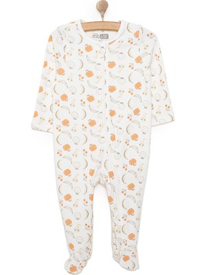 Hellobaby Yenidoğan Kız  Organik Patikli Tulum Kız Bebek