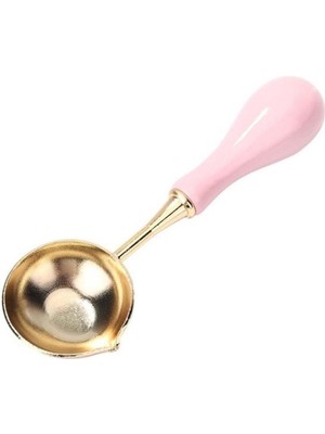 Renkli Ahşap Mum Eritme Kaşığı, 7 Canlı Renk Seçeneği, Kullanışlı ve Şık Tasarım