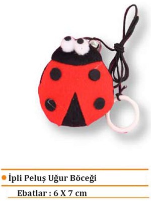 Eastland İpli Peluş Uğur Böceği 7 Cm