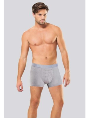 Pamuk Evi 1284 Bamboo Boxer Anıt Gri